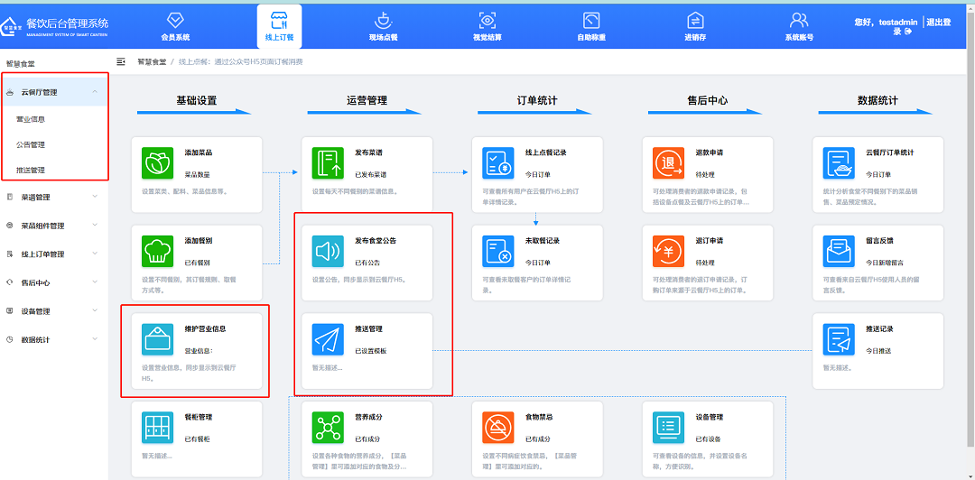 云餐厅管理